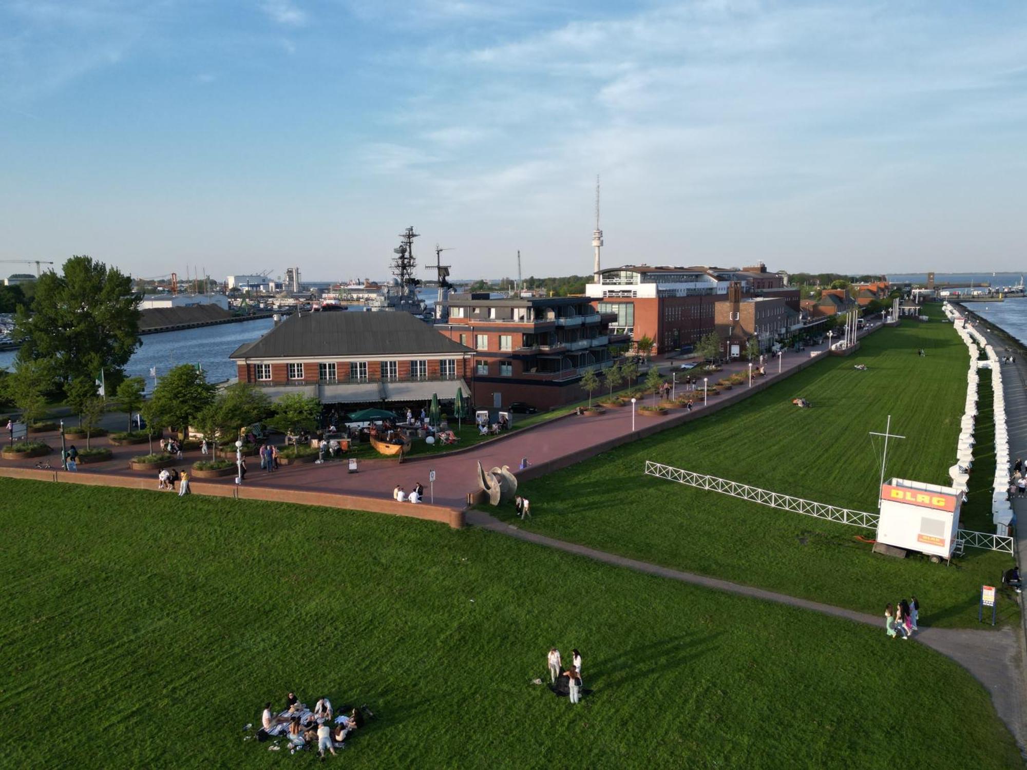 Strand-Apartment, Strandkorb, Meeresrauschen, Parkplatz Wilhelmshaven Exteriör bild