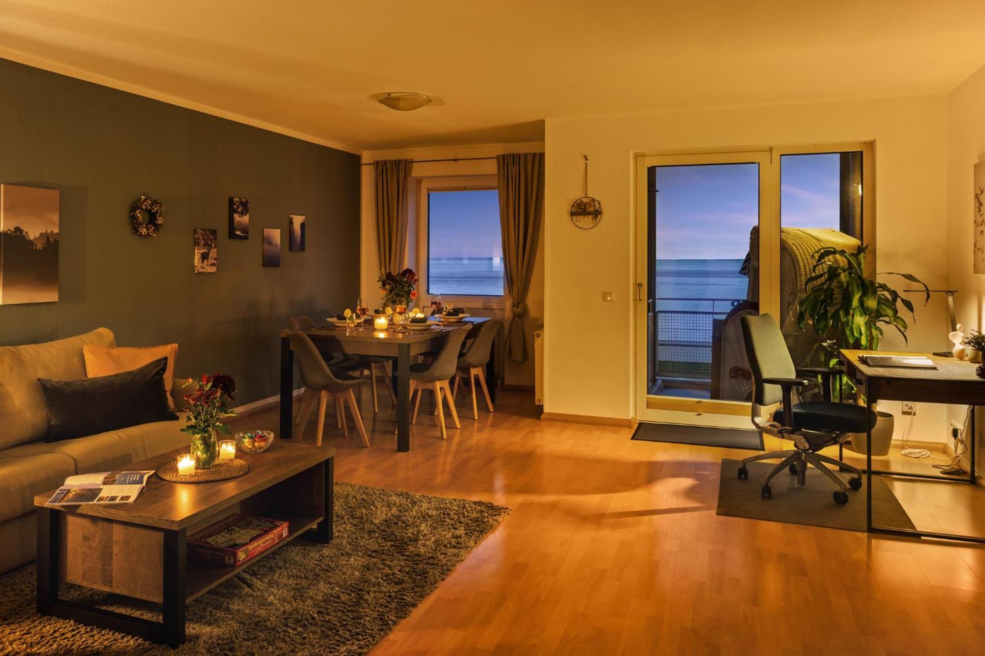 Strand-Apartment, Strandkorb, Meeresrauschen, Parkplatz Wilhelmshaven Exteriör bild